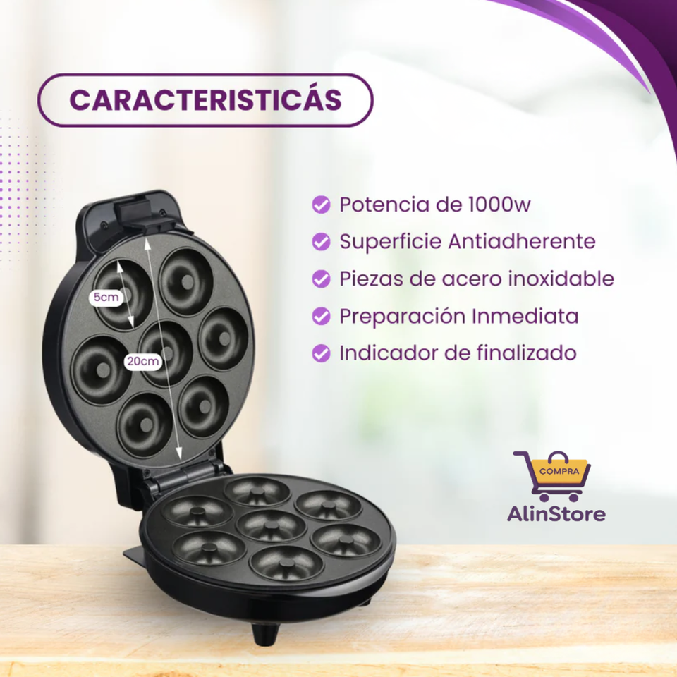 Máquina para donas de 1200W