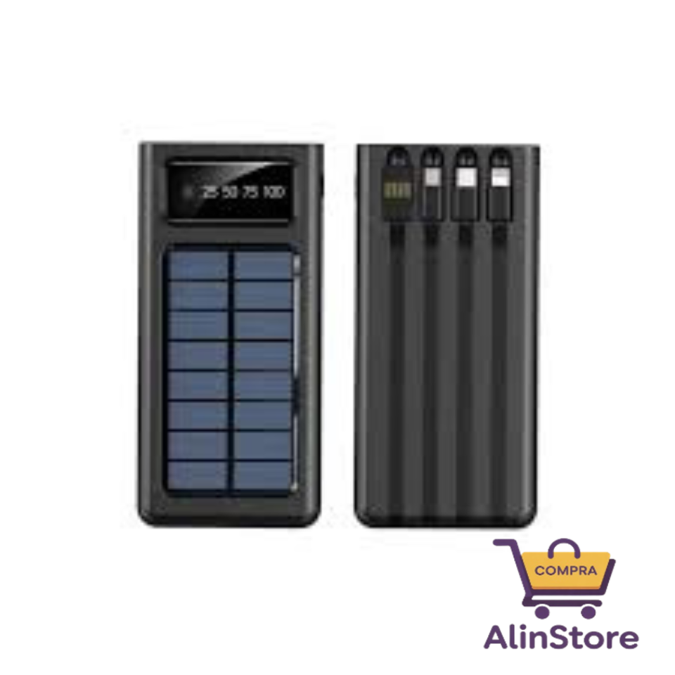 Cargador portátil con panel solar