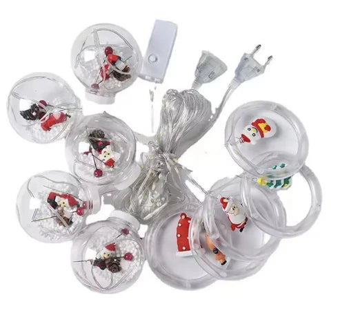 LUCES ESFERAS NAVIDEÑAS