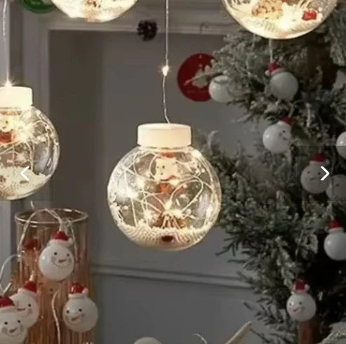 LUCES ESFERAS NAVIDEÑAS