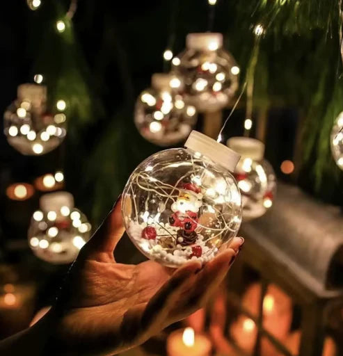 LUCES ESFERAS NAVIDEÑAS